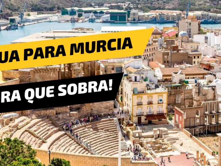 ¡Agua para Murcia ahora que sobra!