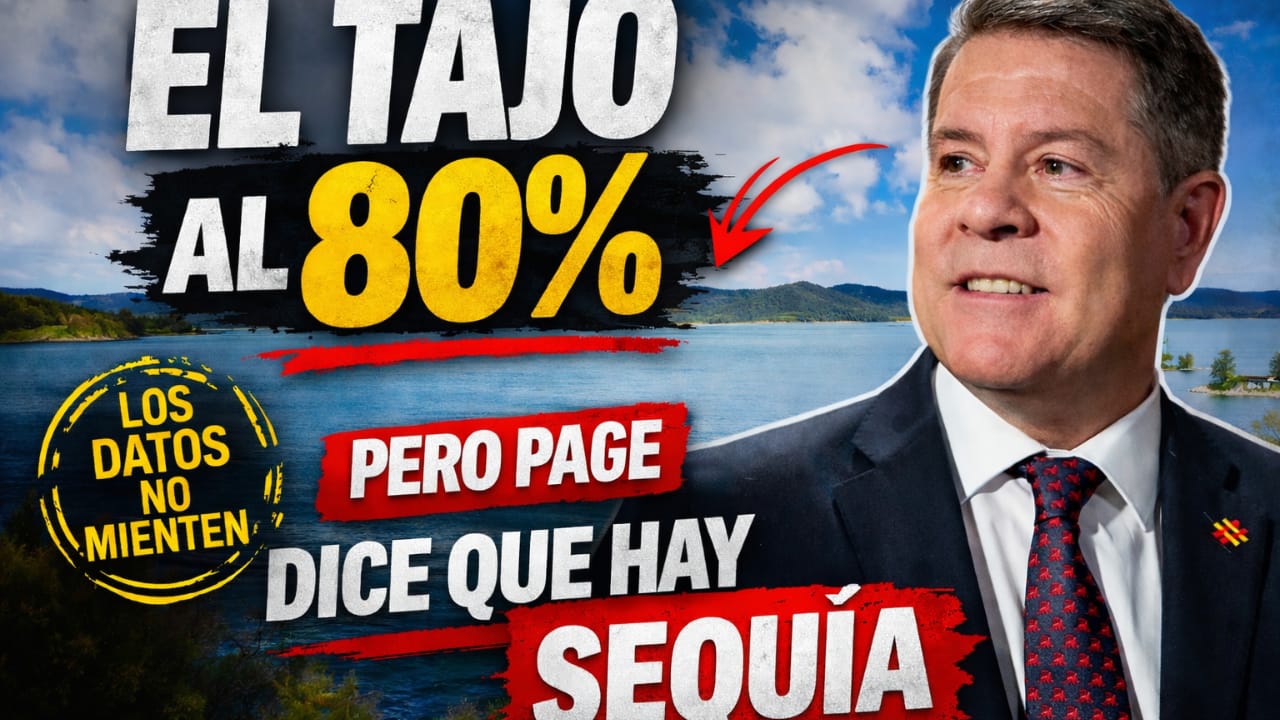 El Tajo al 80 por ciento pero Page dice que hay sequía