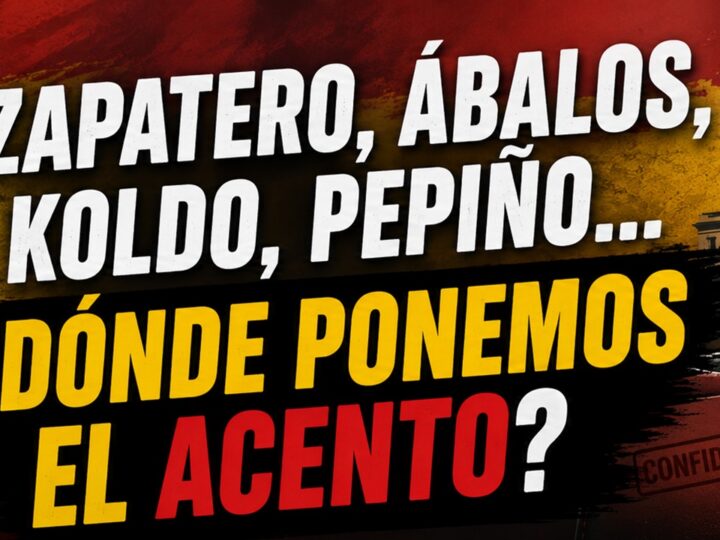 Zapatero, Ábalos, Koldo, Pepiño… ¿Dónde ponemos el acento?