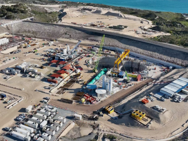 Acciona culmina en Australia dos grandes túneles submarinos para la desaladora de Alkimos