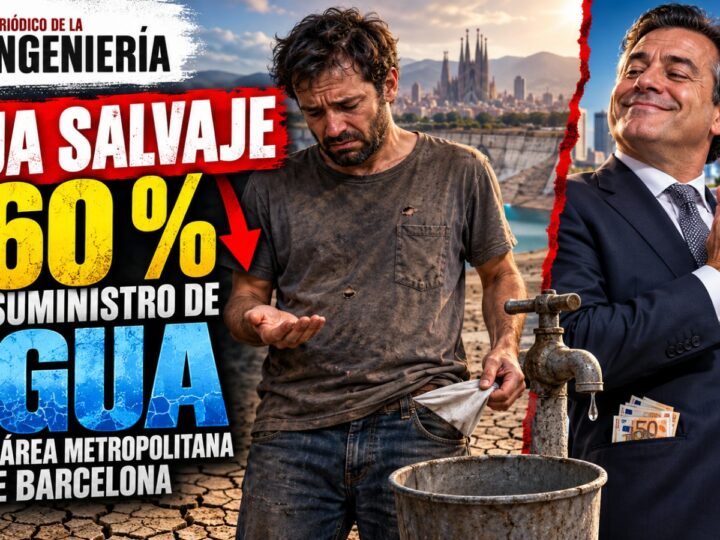 Baja salvaje del 60 % en el suministro de agua para el área metropolitana de Barcelona